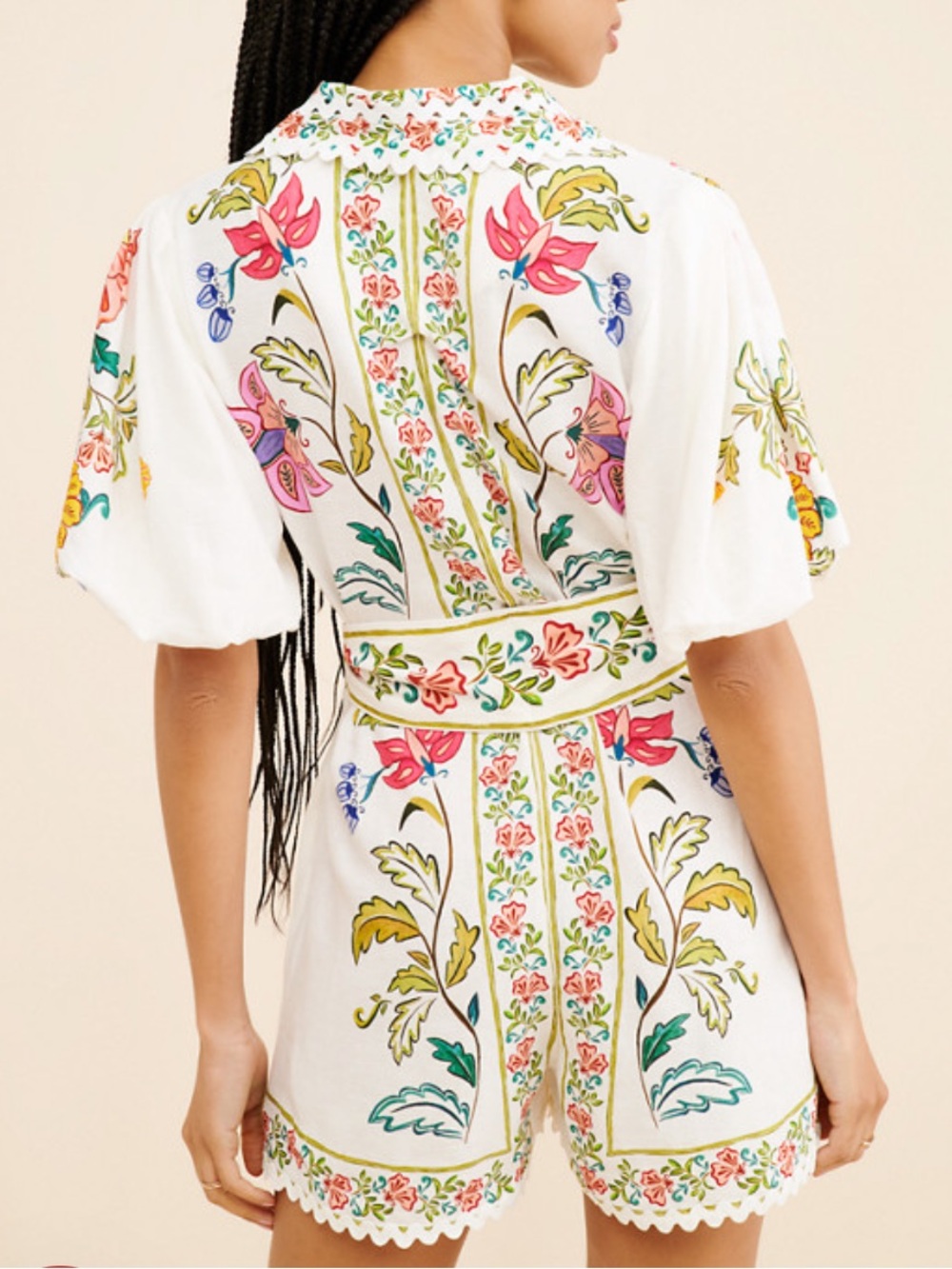 Farm Rio Floral Insects Romper - Picture 2 of 6